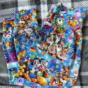 4T Disneyland Christmas Kids Leggings